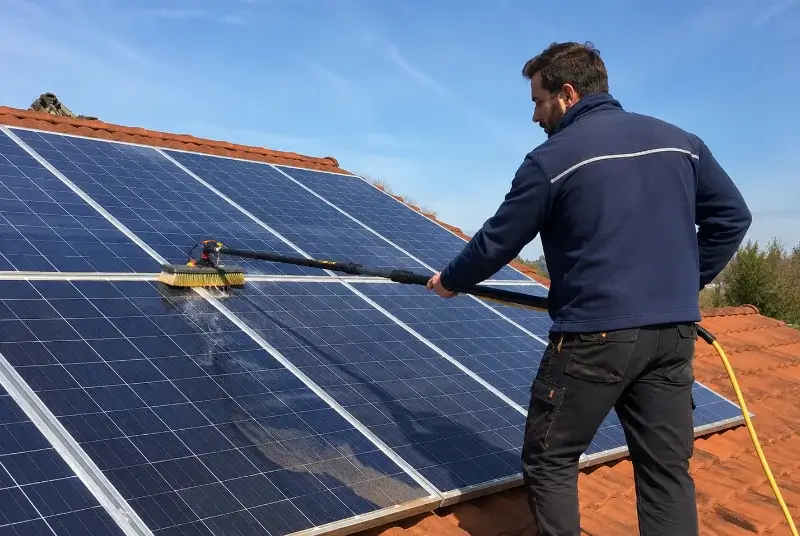 Nettoyage et entretien de panneaux solaires à Saint-Pierre-d'Amilly